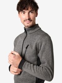 Unisex Fleece Troyer Patrick anthrazit-schwarz